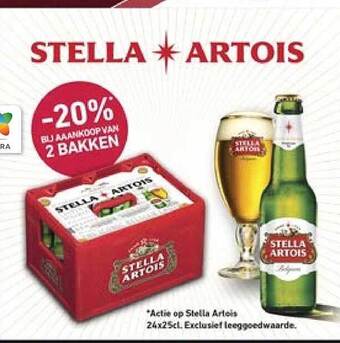 Spar Colruyt Stella artois aanbieding