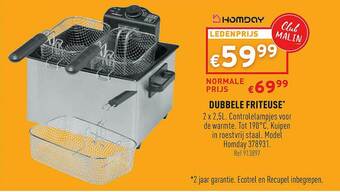 Trafic Dubbele Friteuse aanbieding