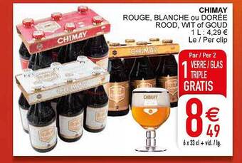 Cora Chimay aanbieding