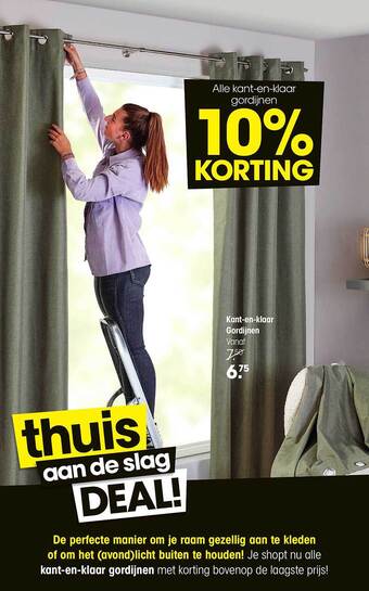 Kwantum Kantenklaar gordijnen aanbieding