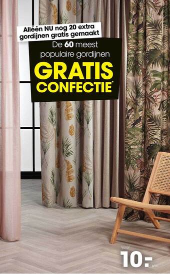 Kwantum Populaire gordijnen aanbieding