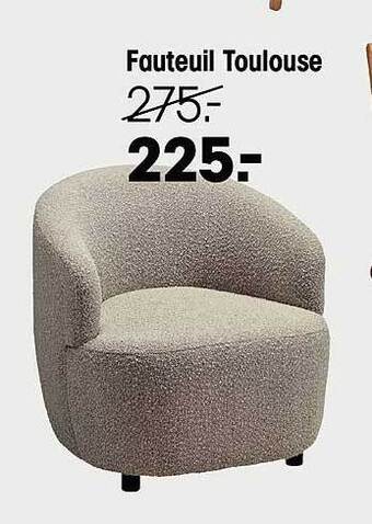 Kwantum Fauteuil toulouse aanbieding