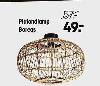 Plafondlamp boreas
