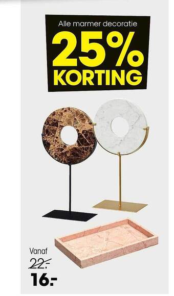 Kwantum Marmer decoratie aanbieding