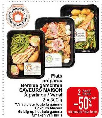 Cora Bereide gerechten saveurs maison aanbieding