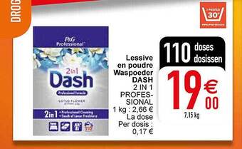 Cora Waspoeder dash aanbieding