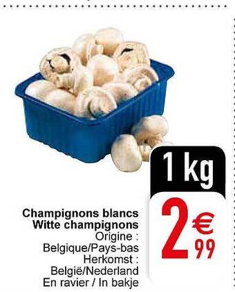 Cora Witte champignons aanbieding