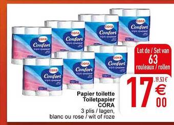 Cora Toiletpapier cora aanbieding