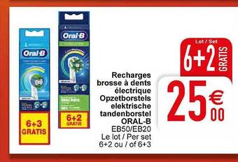 Cora Opzetborstels elektrische tandenborstel oralb aanbieding