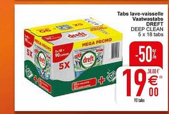 Cora Vaatwastabs dreft aanbieding