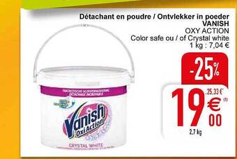 Cora Ontvlekker in poeder vanish aanbieding