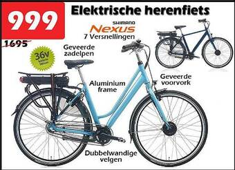 iTEK Elektrische Herenfiets aanbieding