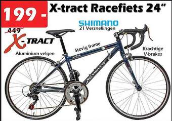 iTEK X-tract Racefiets 24 aanbieding