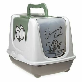 - Grijs/ groen/ wit - Simon’s Cat Kattenbak