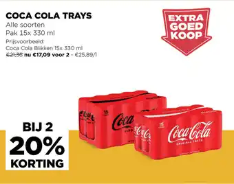 Jumbo Coca Cola Blikken 15 x 330 ml aanbieding