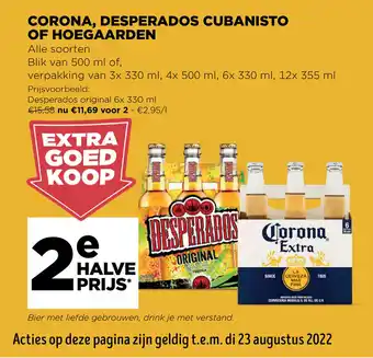 Jumbo Desperados Original 6 x 330 ml aanbieding
