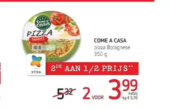 Come a casa pizza bolognese
