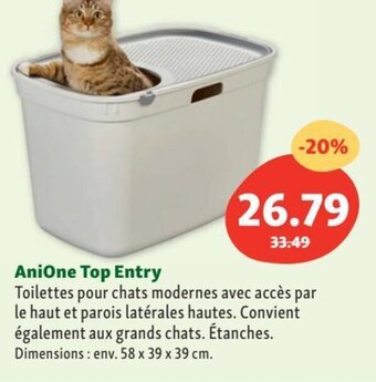 Maxi Zoo AniOne Top Entry aanbieding