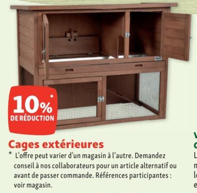 Cages Exterieures promotie bij Maxi Zoo