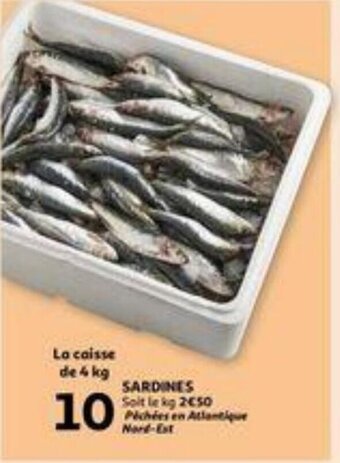 Auchan Sardines aanbieding