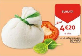 Auchan Burrata aanbieding
