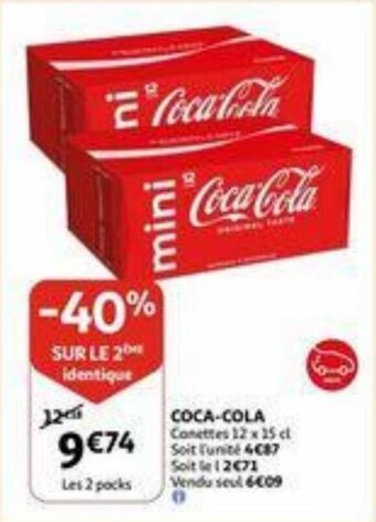 Auchan Coca-cola aanbieding