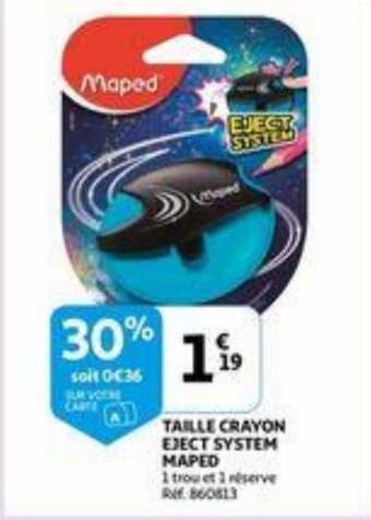 Auchan Taille crayon eject system maped aanbieding