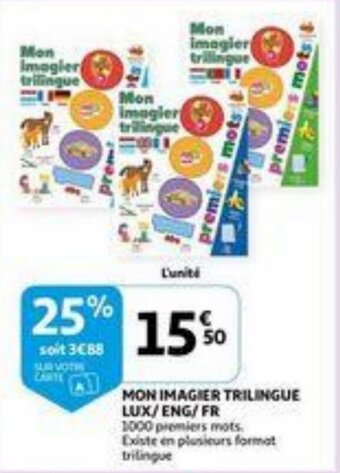 Mon imagier trilingue lux/ eng/ fr