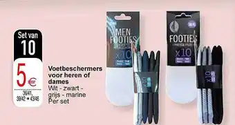 Cora Voetbeschermers voor heren of dames aanbieding