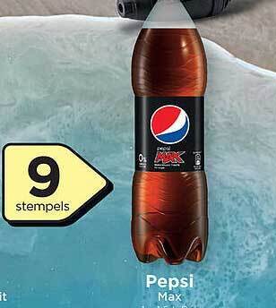 BelBev Pepsi max aanbieding