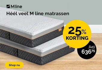 Beter Bed Héél veel m line matrassen aanbieding