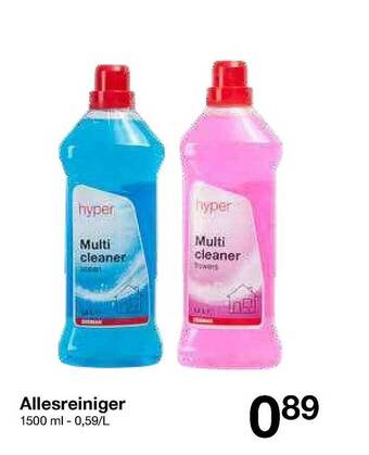 Zeeman Allesreiniger aanbieding