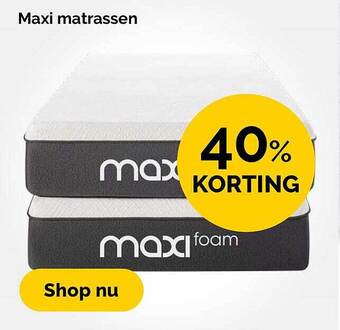 Beter Bed Maxi matrassen aanbieding