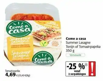 Colruyt Come a casa tomaat-paprika aanbieding