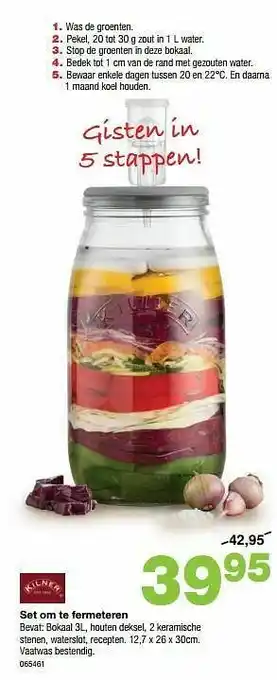 Home & Co Set om te fermeteren aanbieding