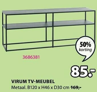 Jysk Virum tv-meubel aanbieding