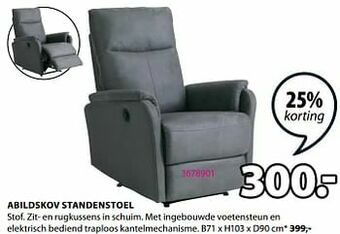 Jysk Abildskov standenstoel aanbieding