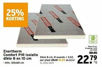 GAMMA Enertherm comfort pir isolatie aanbieding