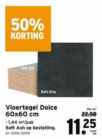GAMMA Vloertegel dolce aanbieding
