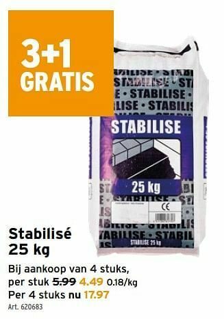 GAMMA Stabilisé aanbieding