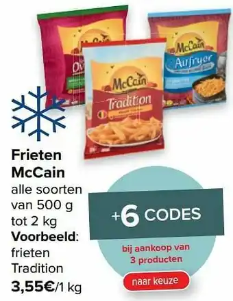Carrefour Mccain frieten tradition aanbieding