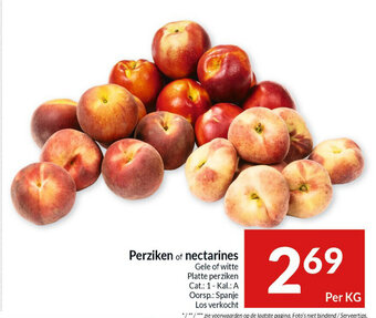 Intermarché Perziken of nectarines Per kg aanbieding