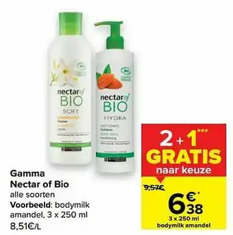 Nectar of bio bodymilk amandel