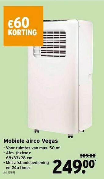GAMMA Mobiele airco vegas aanbieding