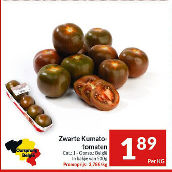 Intermarché Zwarte Kumato tomaten Per kg aanbieding