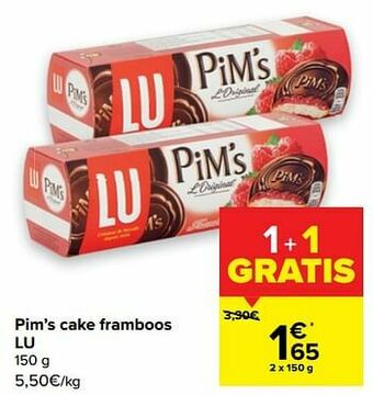 Pim`s cake framboos lu