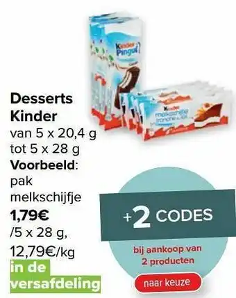 Carrefour Kinder melkschijfje aanbieding