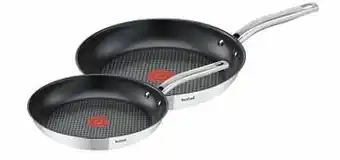 Makro Tefal Braadpan Intuition 20 en 26 cm zilver aanbieding
