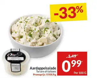 Aardappelsalade Tartare of Italiaans Per 100 g