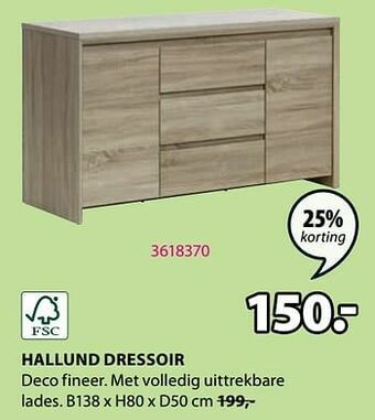 Hallund dressoir